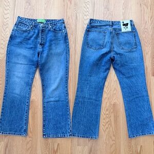 Sandrine Rose x Free People NWOT High-Rise Button-Fly Jeans